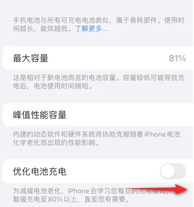 天台苹果15维修分享iPhone15充电到80%就充不进电了怎么办 