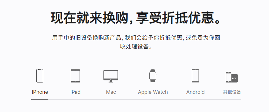 天台苹果手机维修分享iPhone以旧换新的去处 